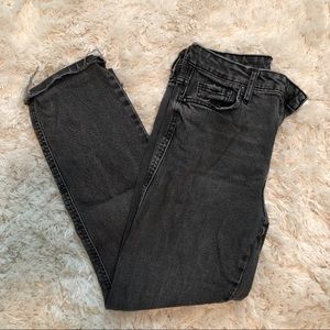 Free People cropped girlfriend jean